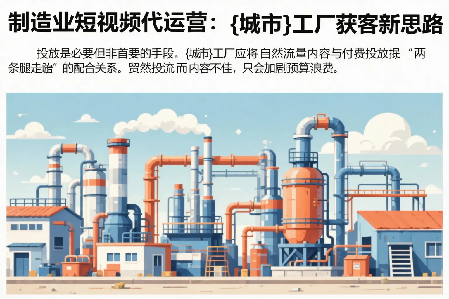 制造业短视频代运营：长宁工厂获客新思路