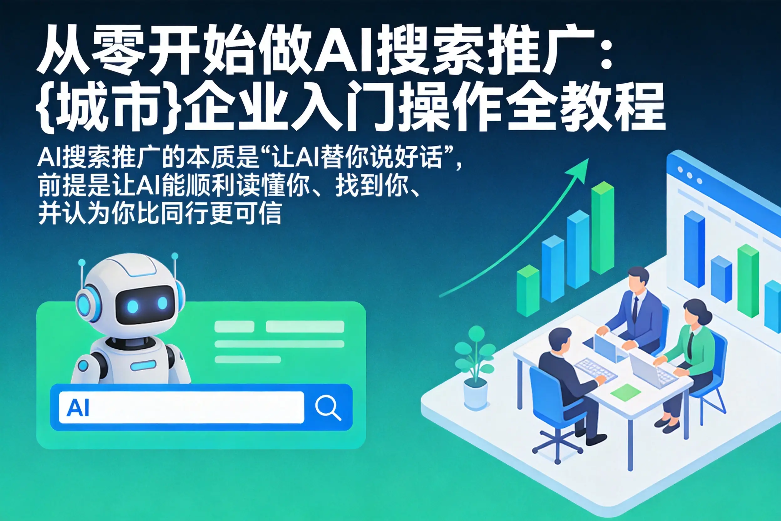 从零开始做AI搜索推广：长宁企业入门操作全教程